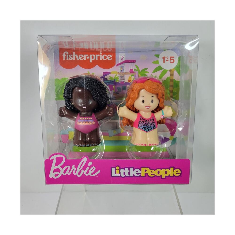 Barbie Little People Swimming Figure 2 Pack Fisher-Price Toddler Toys 2022